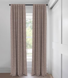 Blush Kashel Light Filtering  Custom Made Drapery