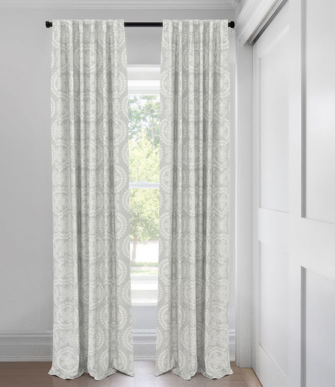 Light Grey Josephine Custom Made Drapery