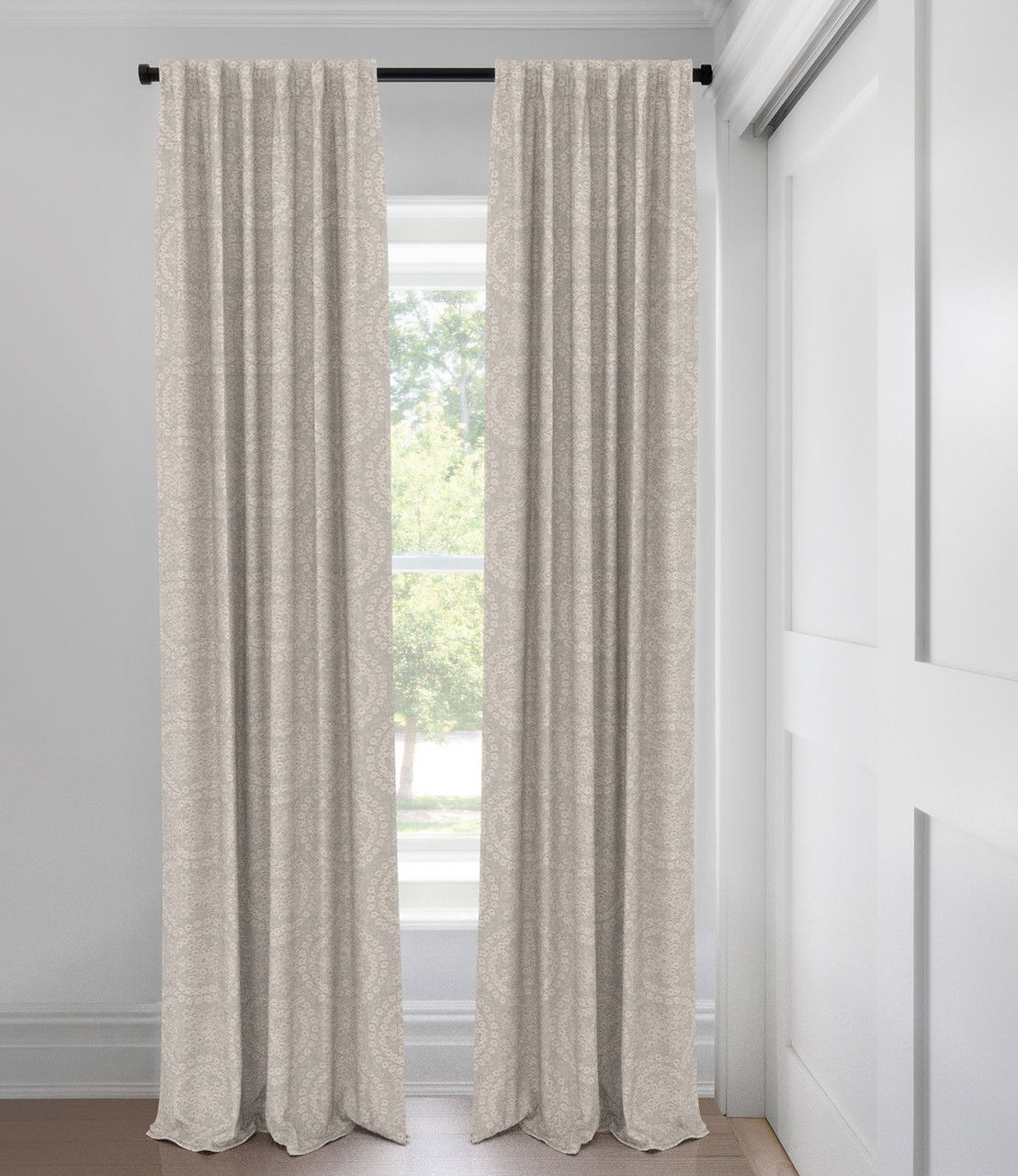 Linen Josephine Light Filtering Custom Made Drapery