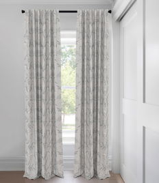 Pewter Julia Unlined Custom Made Drapery Pewter Julia Unlined Custom Made Drapery