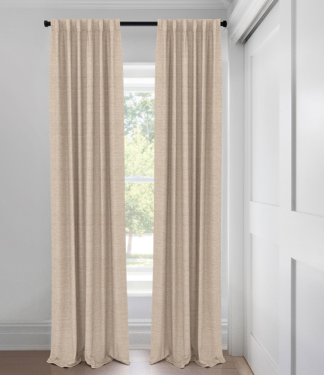Bamboo Gemma Unlined Custom Made Drapery