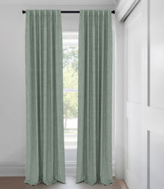 Sea Glass Austin Light Filtering  Custom Made Drapery