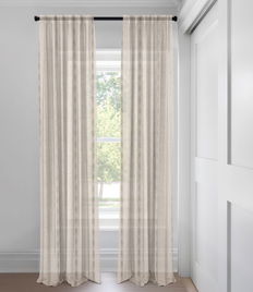 Flax Gabriella Light Filtering Custom Made Drapery Flax Gabriella Light Filtering Custom Made Drapery