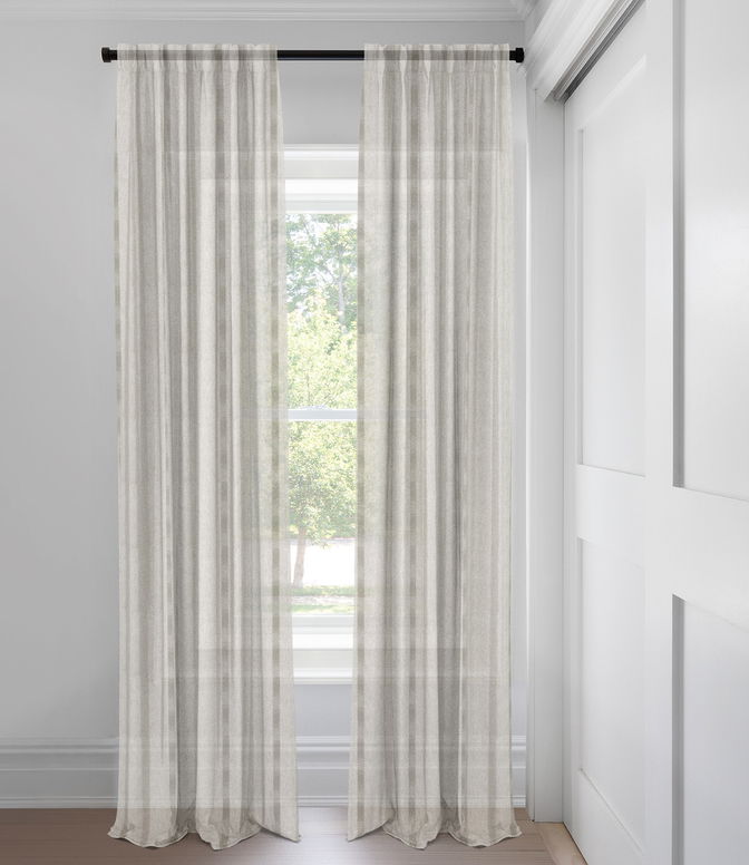 Grey Gabriella Custom Made Drapery