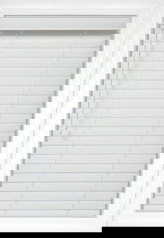 White Laredo 2 Wood Blinds