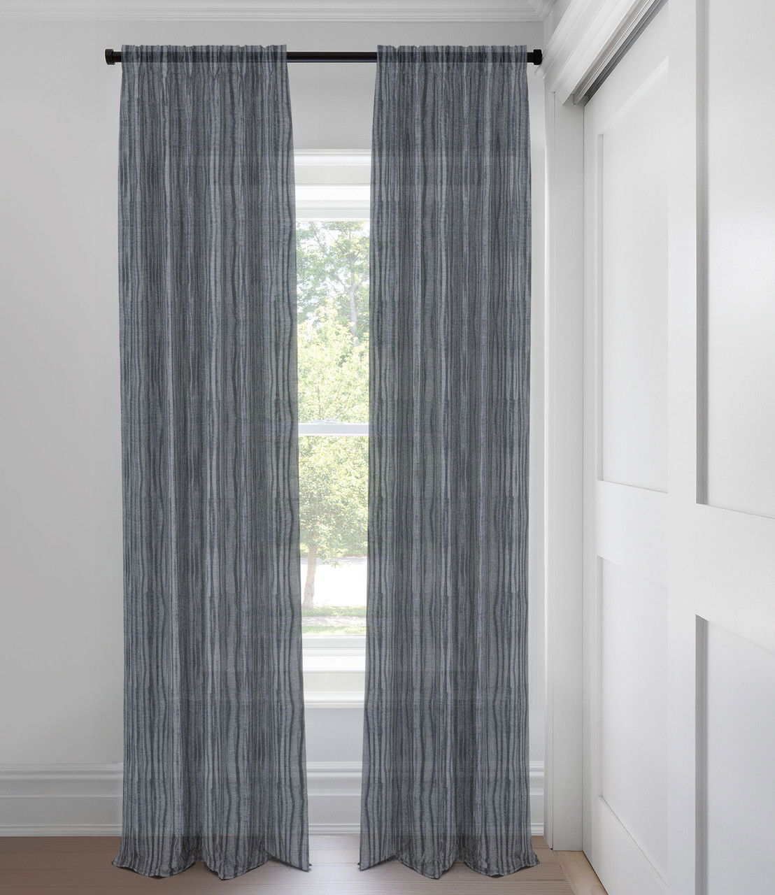 Ink Enzo Light Filtering Custom Made Drapery