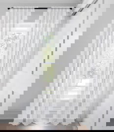 Rideaux faits sur mesure - Filtrant la Lumière  - Harper - Blanc