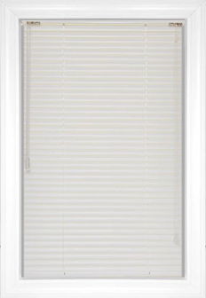 Glossy White Softlook 8 Aluminum Blinds