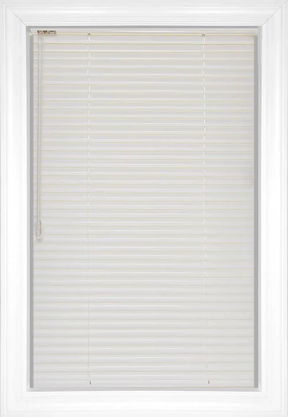 Glossy White Softlook 8 Aluminum Blinds
