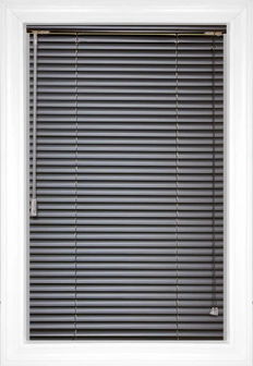 Matte Black Softlook 6 Aluminum Blinds