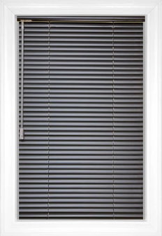 Matte Black Softlook 6 Aluminum Blinds Matte Black Softlook 6 Aluminum Blinds