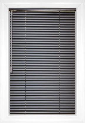 Matte Black Softlook 6 Aluminum Blinds Matte Black Softlook 6 Aluminum Blinds