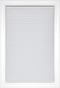 Stores en aluminium Classique Sans Cordon 1" Aluminum - Blanc