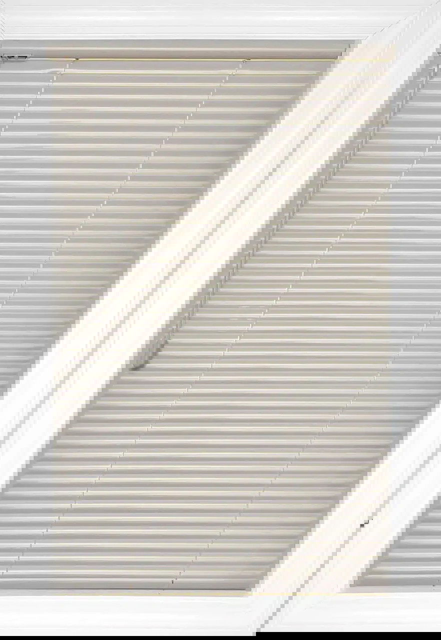 Pearl White Softlook 8 Designer Aluminum Blinds