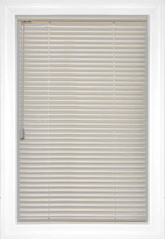 Pearl White Softlook 8 Designer Aluminum Blinds Pearl White Softlook 8 Designer Aluminum Blinds