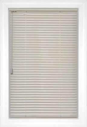 Pearl White Softlook 8 Designer Aluminum Blinds Pearl White Softlook 8 Designer Aluminum Blinds