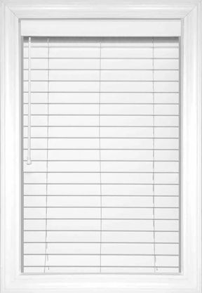 Bright White Wood Tones Faux Wood Blinds Bright White Wood Tones Faux Wood Blinds