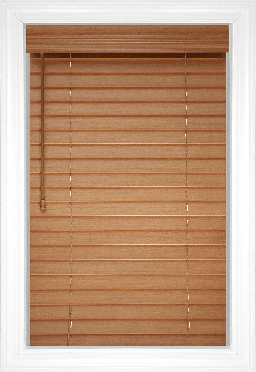 Chêne doré Aéré texturé Stores en similibois