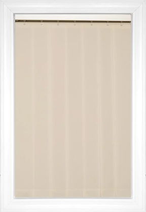 Meringue Linen Vertical Fabric Blinds Meringue Linen Vertical Fabric Blinds