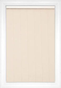 Carlisle Cream Satara Vertical Fabric Blinds