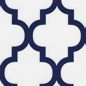 French Blue Renaissance Nat Inspired Blackout Roller Shades