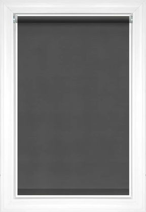 Charcoal Hudson Roller Shades Charcoal Hudson Roller Shades