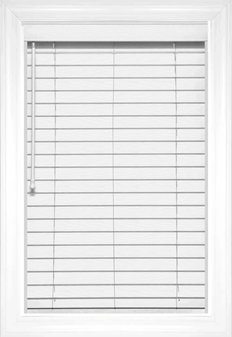 White Wood Tones Faux Wood Blinds White Wood Tones Faux Wood Blinds