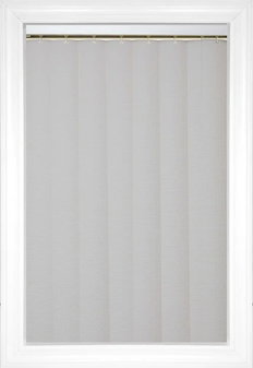 White Lille Vertical Vinyl Blinds