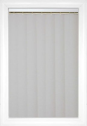 White Lille Vertical Vinyl Blinds White Lille Vertical Vinyl Blinds