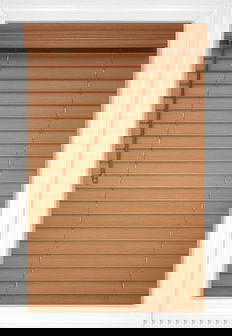 Golden Oak Aire Wood Grain Faux Wood Blinds