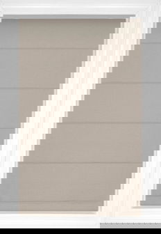 Jute York Plat Solid and Textured Stores romains