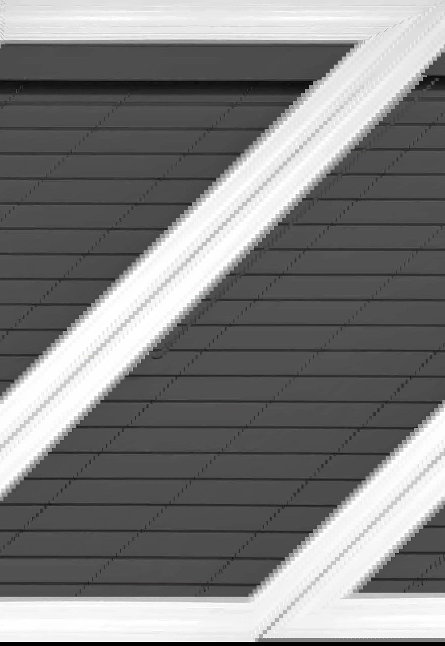 Charcoal Wood Tones Faux Wood Blinds