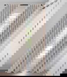 Flax Noah Blackout Tailored Fit Drapery Flax Noah Blackout Tailored Fit Drapery