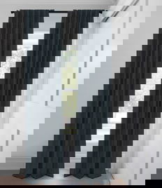 Denim Austin Light Filtering  Tailored Fit Drapery