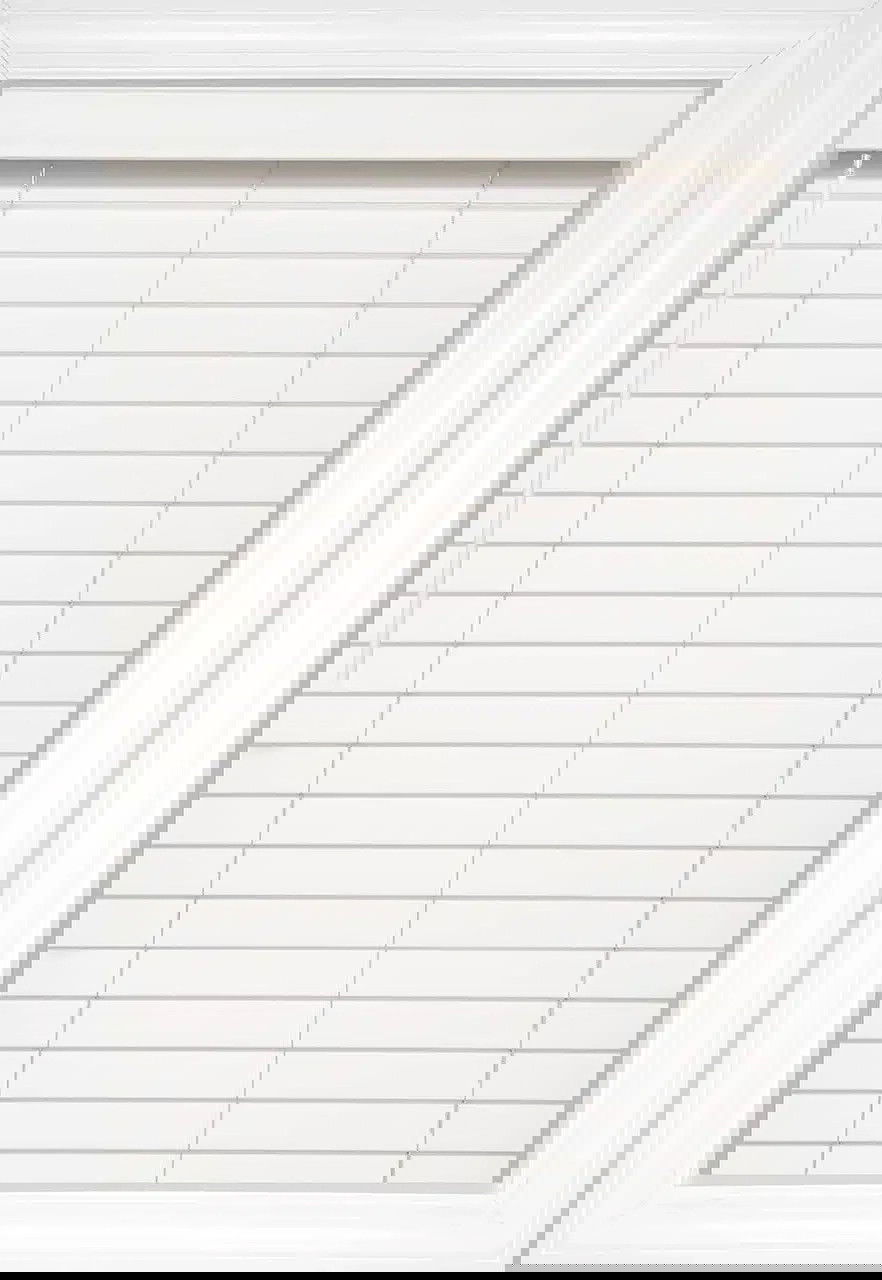 Blanc Aéré Stores en similibois