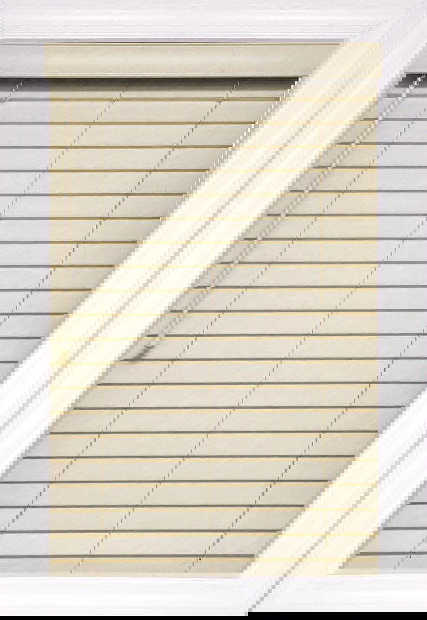Oyster Wood Tones Faux Wood Blinds