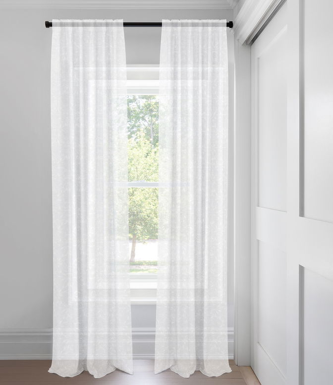 White Heather Tailored Fit Drapery