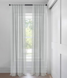 Rideaux coupe ajustée - Voilage  - Lyra - Ciel