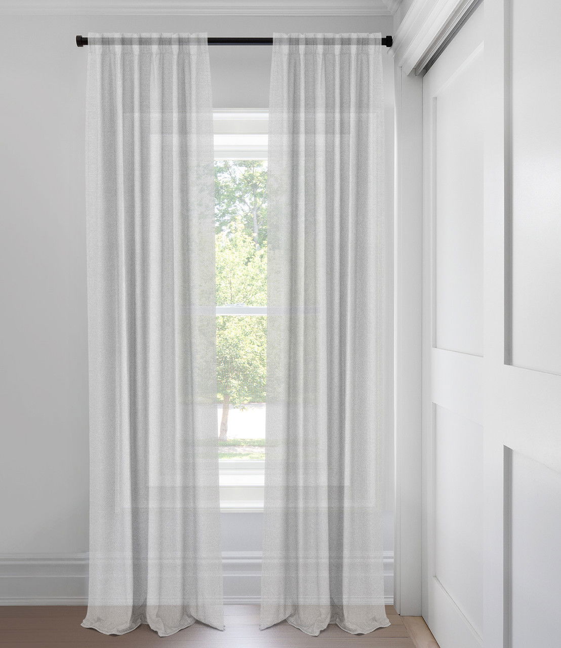Mist Refined Linen Blend Light Filtering Tailored Fit Drapery