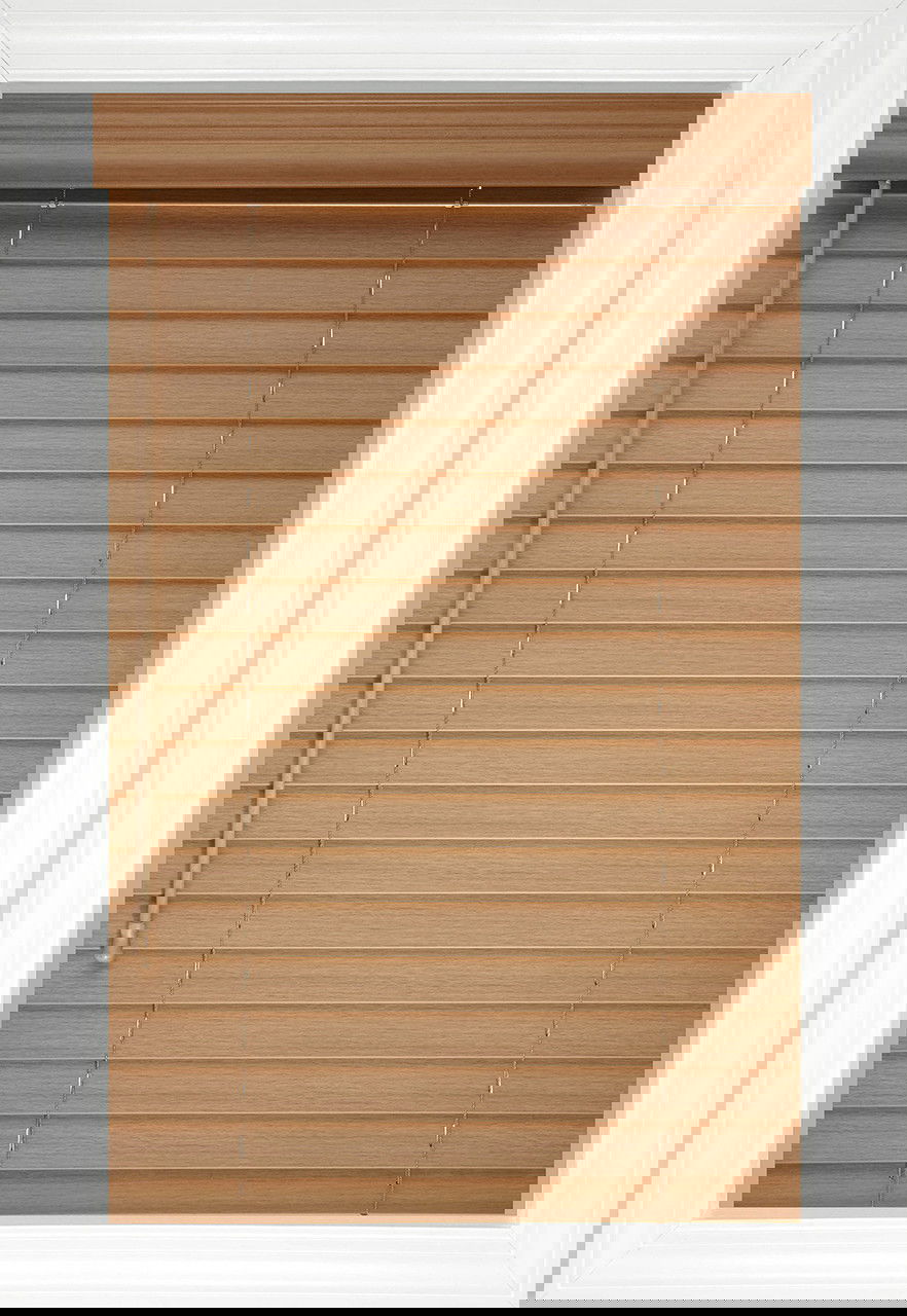 Maple Aire Wood Grain Faux Wood Blinds