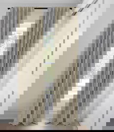 Jute Nara Sheer Tailored Fit Drapery