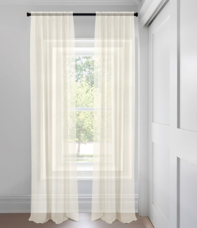 Ivory Ollie Tailored Fit Drapery