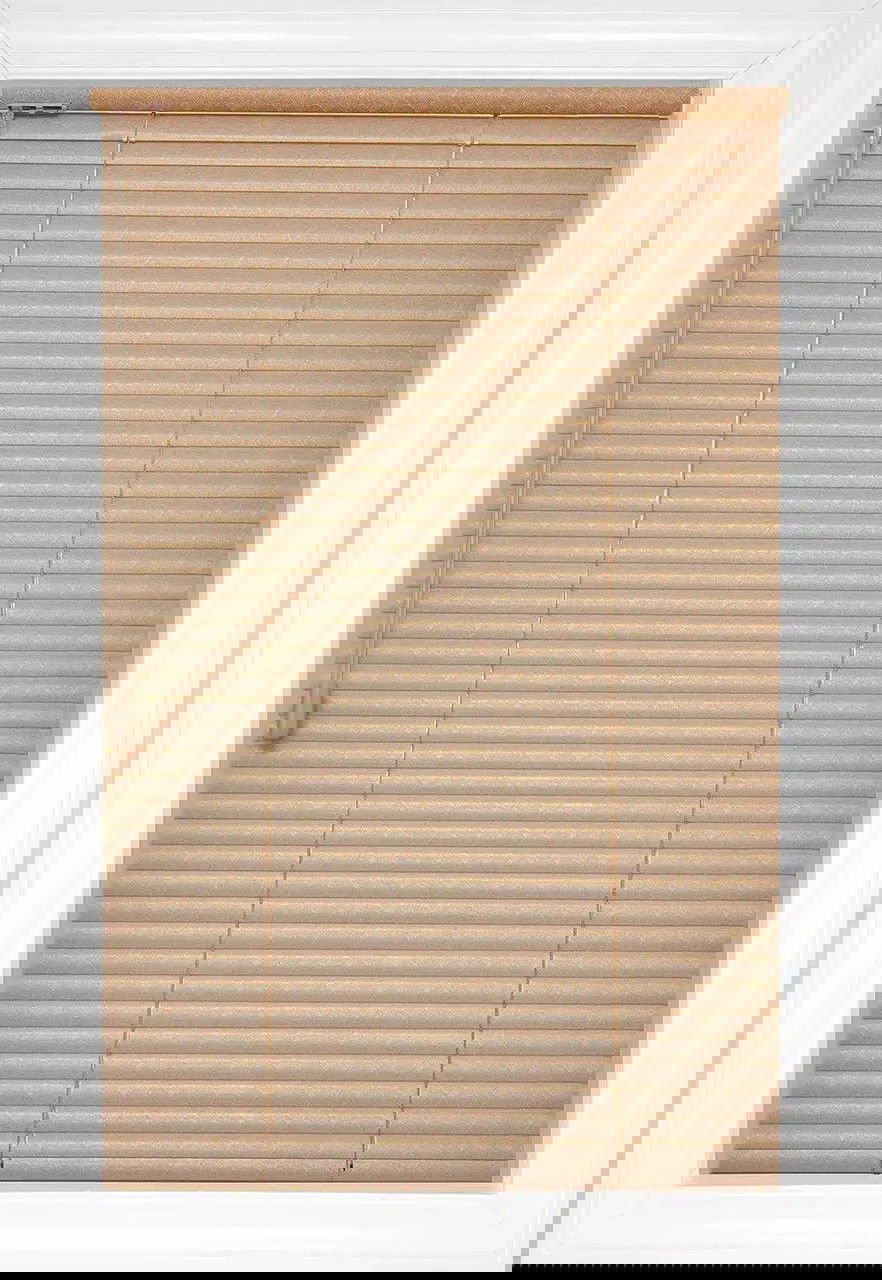 Tan Swirl Softlook 8 Designer Aluminum Blinds