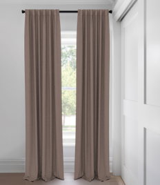 Clay Velvet Classic Blackout  Tailored Fit Drapery