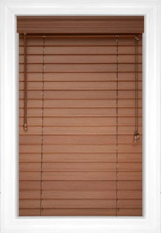 Walnut Aire Wood Faux Wood Blinds