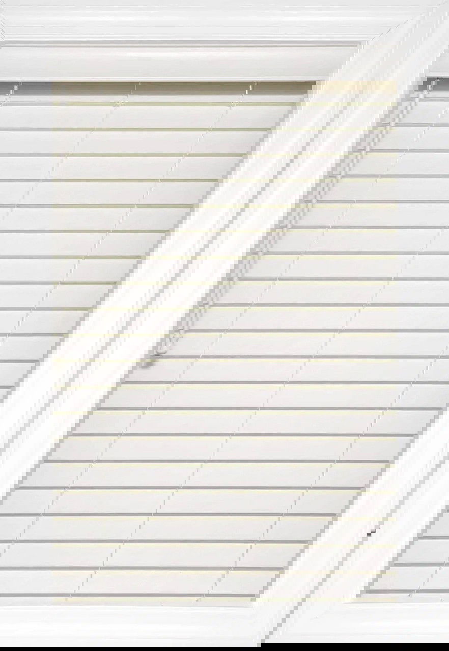 Soie Teinte de similibois Stores en similibois