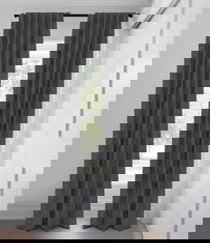 Graphite Silk Luster Light Filtering Tailored Fit Drapery