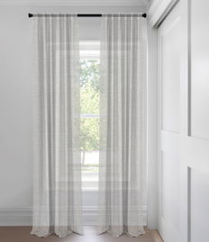 Pebble Luna Sheer Tailored Fit Drapery Pebble Luna Sheer Tailored Fit Drapery