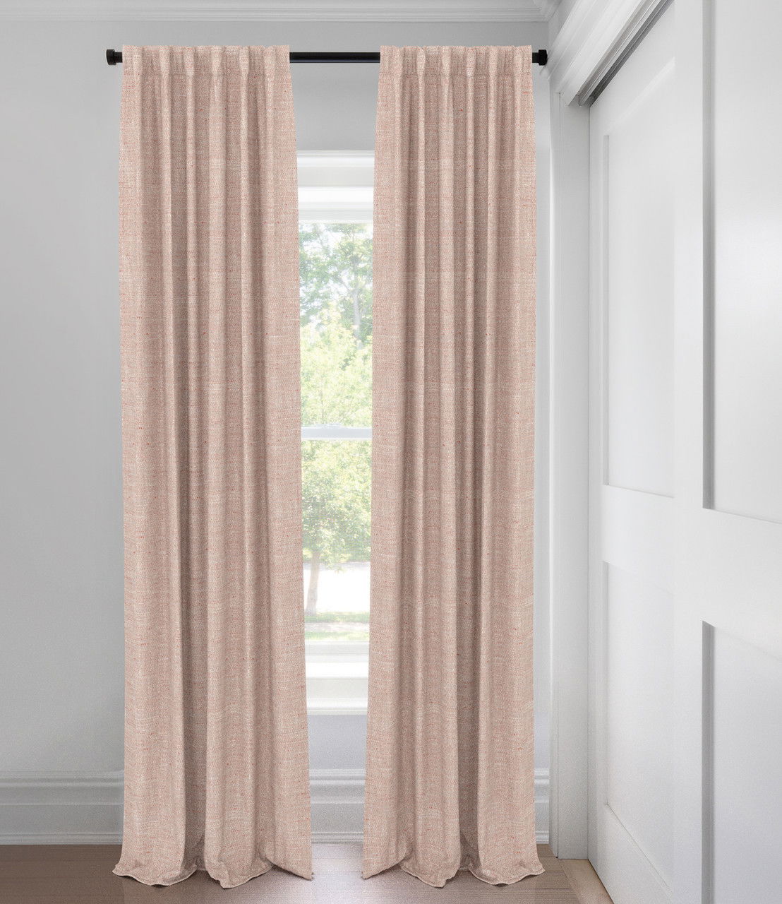 Rust Mia Room Darkening Tailored Fit Drapery