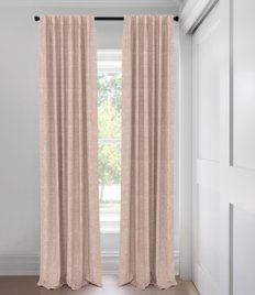 Rust Mia Room Darkening  Tailored Fit Drapery